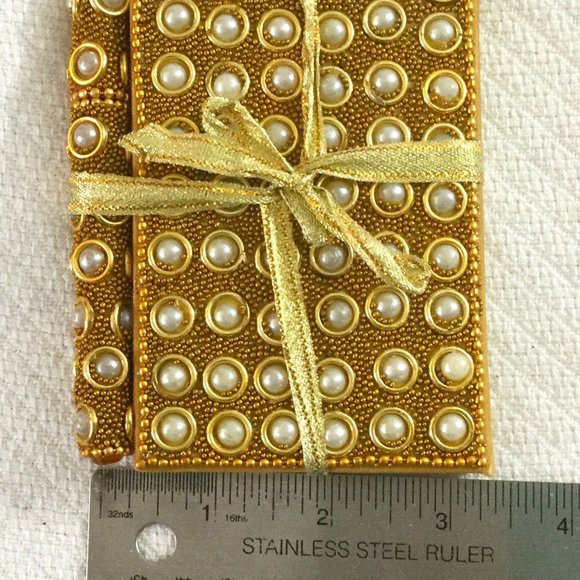 Small Journal Set Artisan Beaded Unique NEW - Picture 5 of 5